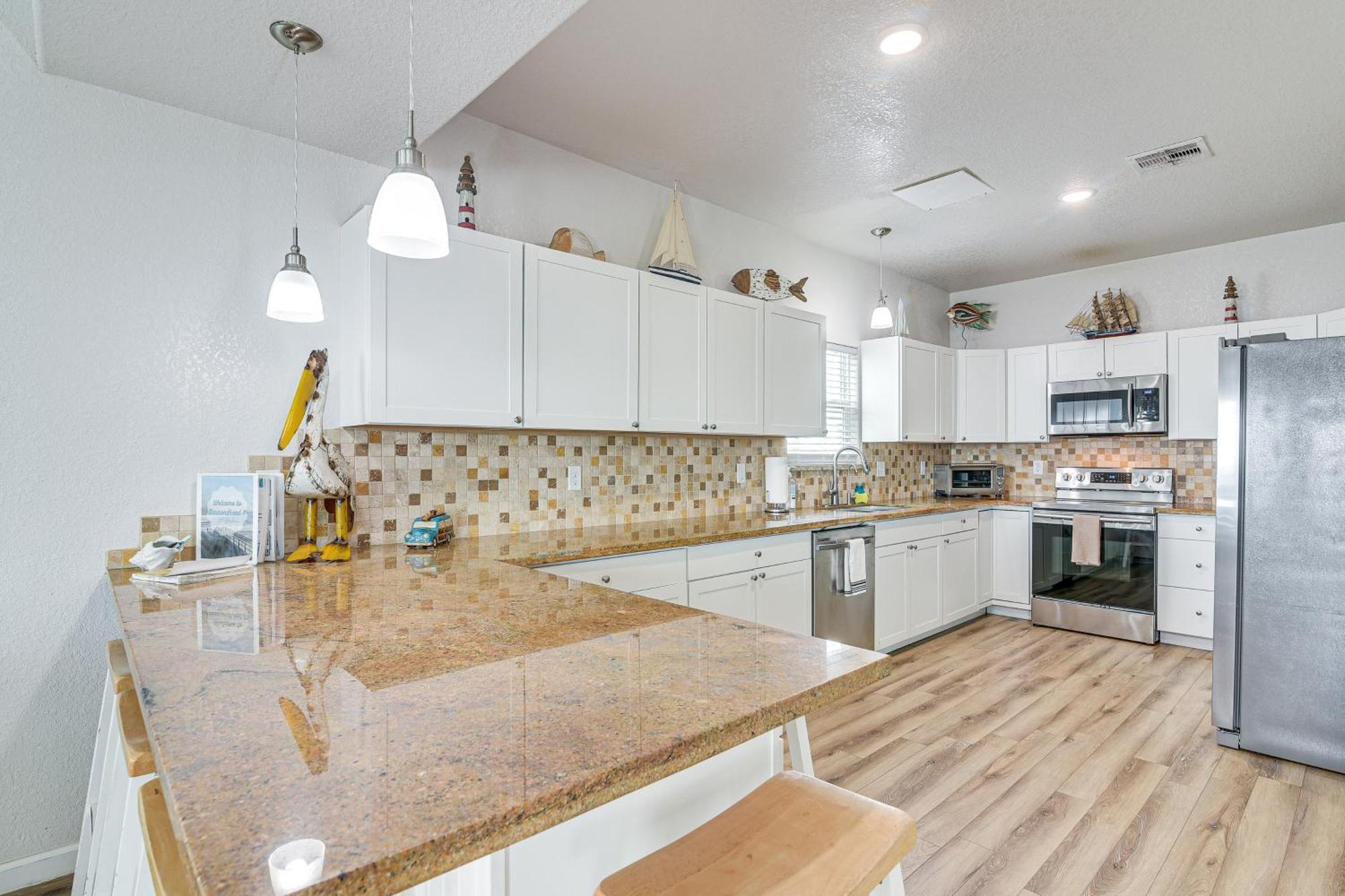 Beachfront Texas Retreat - 2 Decks, Patio And Views! Surfside Beach Ngoại thất bức ảnh