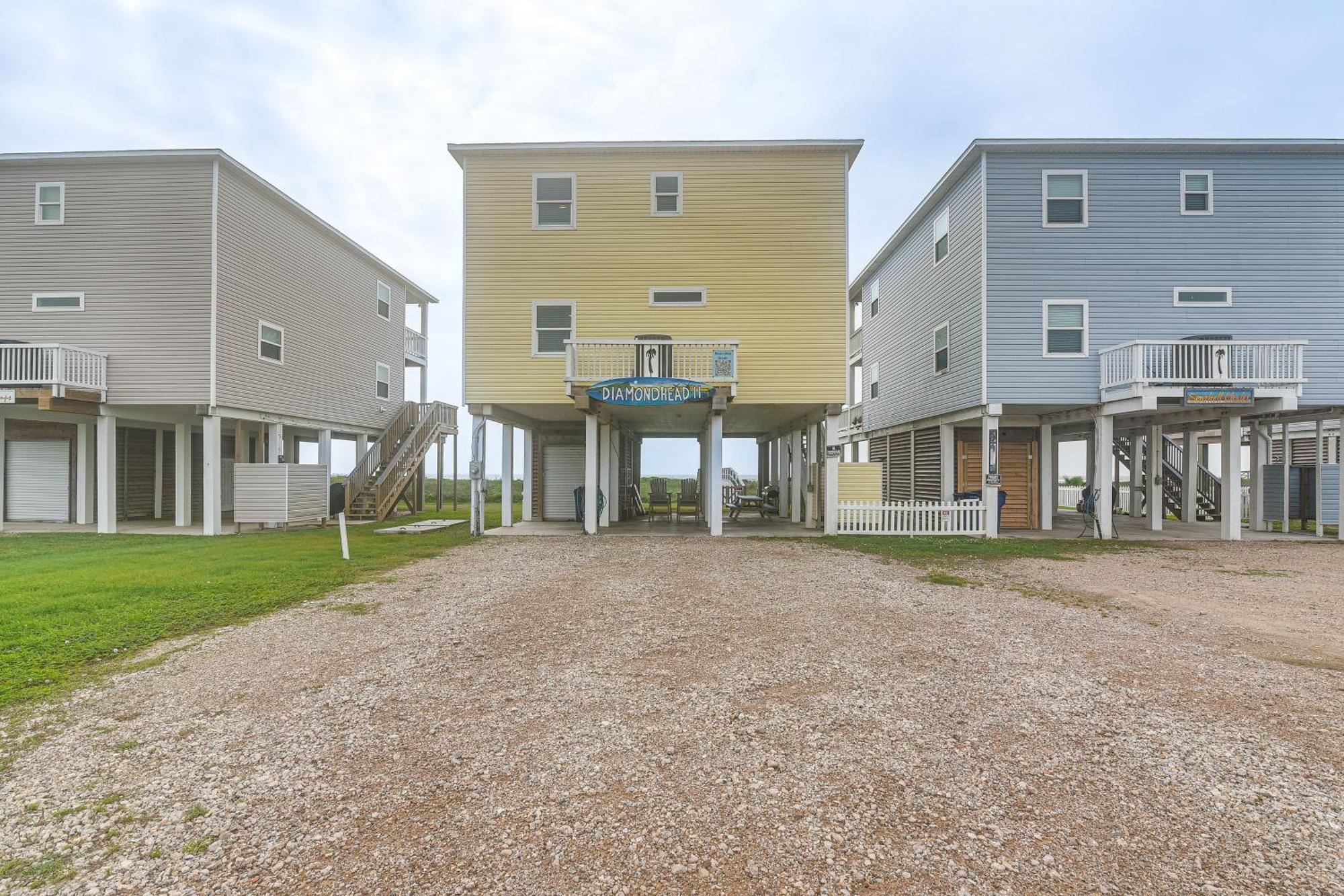 Beachfront Texas Retreat - 2 Decks, Patio And Views! Surfside Beach Ngoại thất bức ảnh