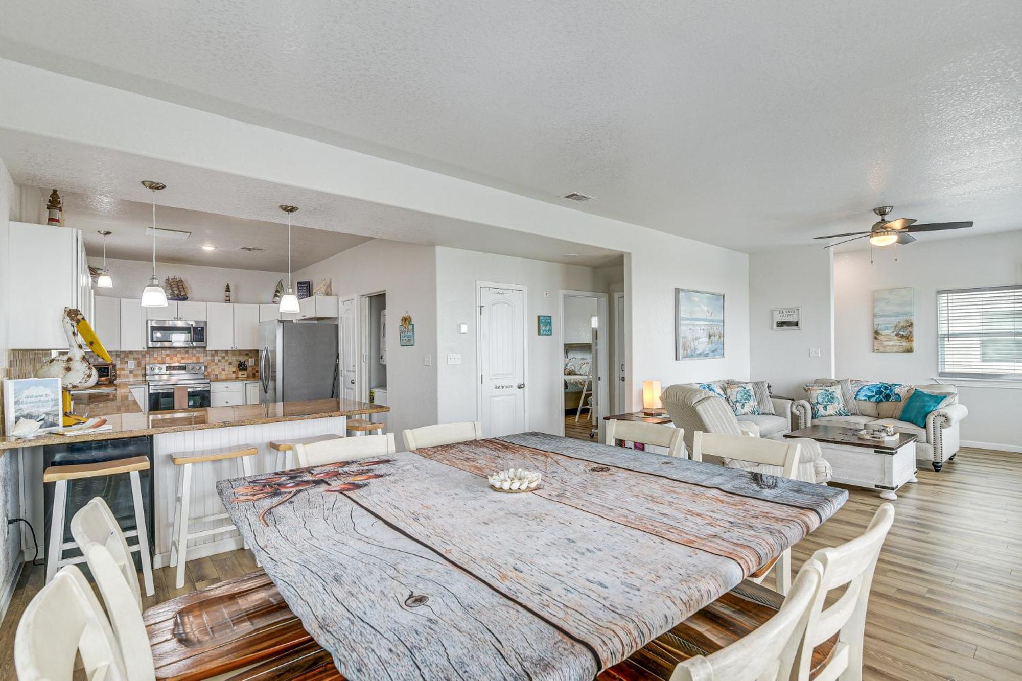 Beachfront Texas Retreat - 2 Decks, Patio And Views! Surfside Beach Ngoại thất bức ảnh