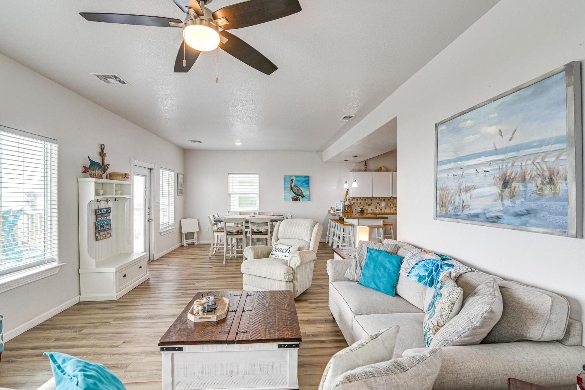 Beachfront Texas Retreat - 2 Decks, Patio And Views! Surfside Beach Ngoại thất bức ảnh